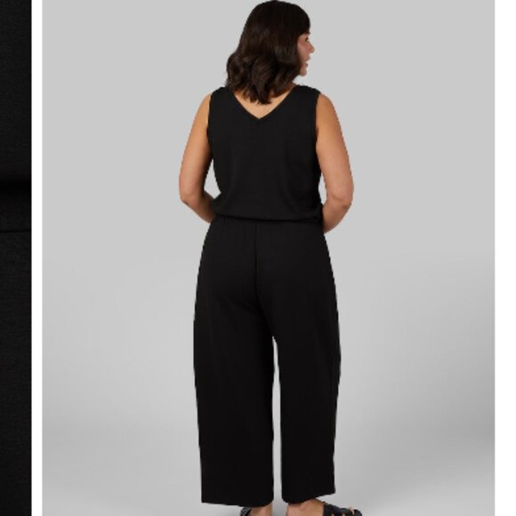 NWT 32 DEGREES WOMEN'S STUDIO TECH JUMPSUIT - Black size XXL - Picture 2 of 5